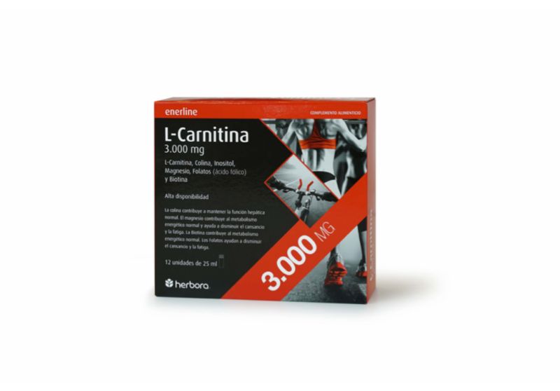 L-Carnitina 3000 25 ml Scatola 12 unità - HERBORA