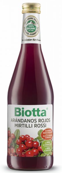 Biotta Arándanos Rojos Plus 500 ml - A. VOGEL