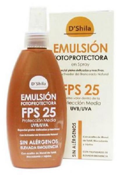 EMULSÃO FOTOPROTETORA SPRAY FPS 30 200 ml.