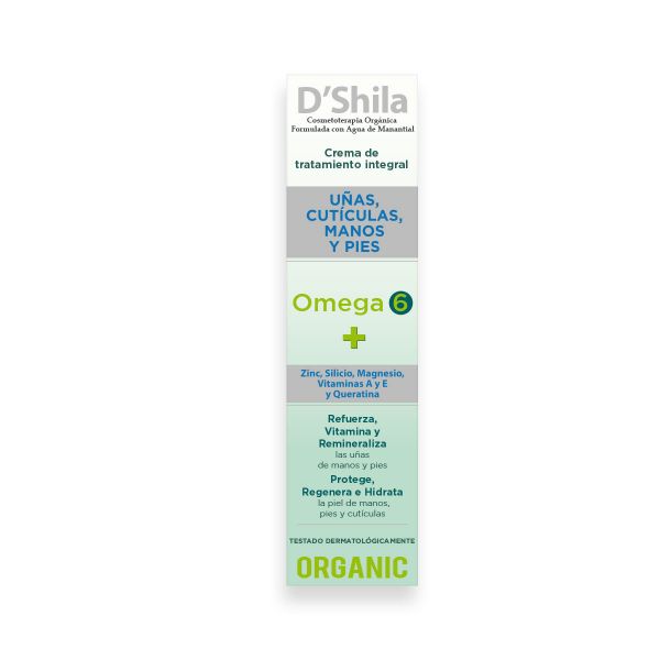 CREMA  MANOS UÑAS CUTICULAS Y PIES OMEGA 6 250 ml