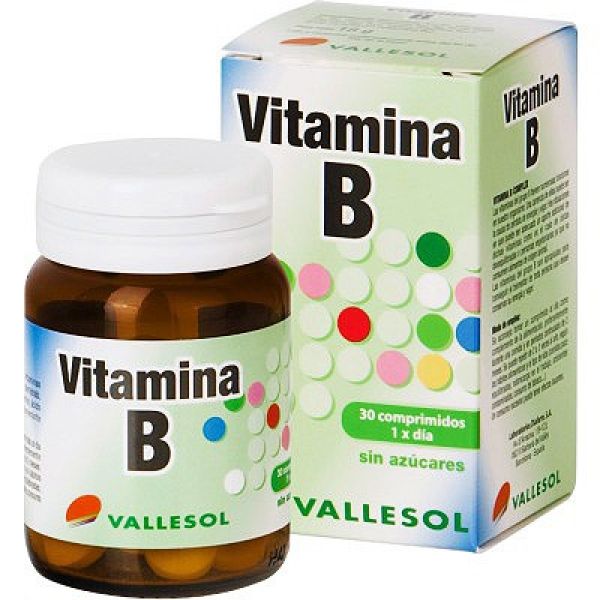 COMPLESSO DI VITAMINA B 30 Caps - VALLESOL