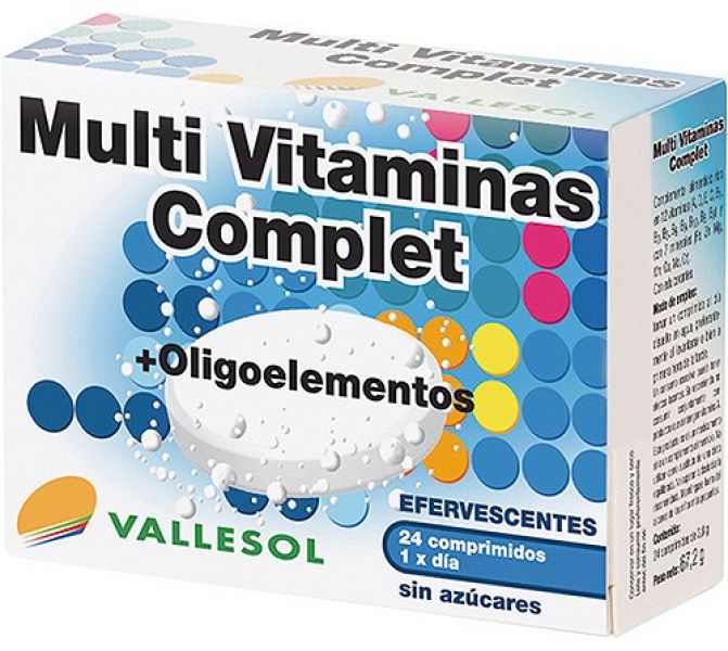 Eferv.Comp Multivitaminici 24 unità. Vallesol