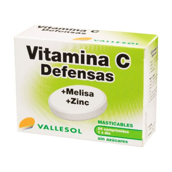 VALLESOL VITAMIN C + MELISA + ZINC 24 Comp