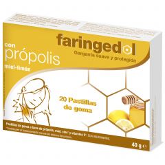 Comprar FARINGEDOL Faringedol 20 comprimidos de mel e limão Por 4,15€