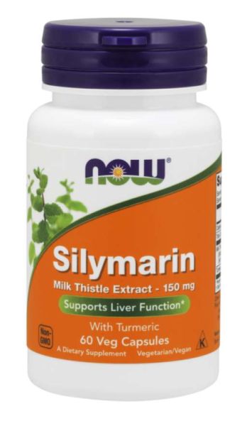 Sylimarin 150 mg 120 Cápsulas Vegetales - NOW