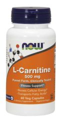 Acheter NOW L-CARNITINE 500 mg CARNIPURE 60 Comprimé Par 35,41€