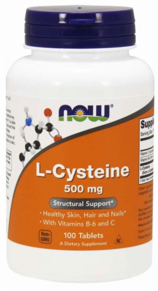 L-CISTEÍNA 500 mg 100 Comprimidos - NOW