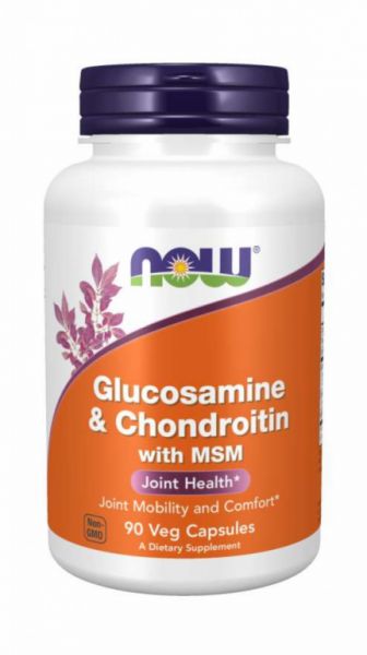 GLUCOSAM ET CONDROIT + MSM 90 Capsules - NOW