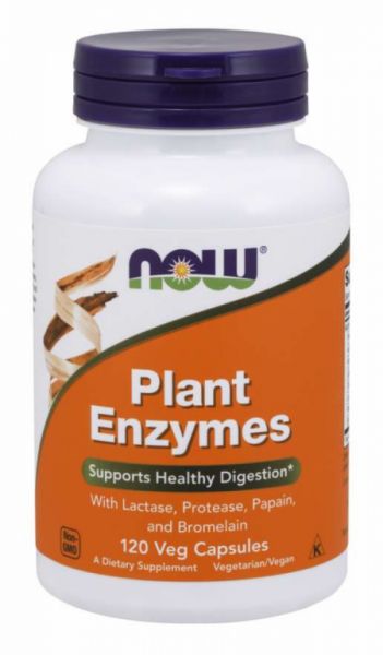 ENZYMES VÉGÉTALES 120 Capsules - NOW