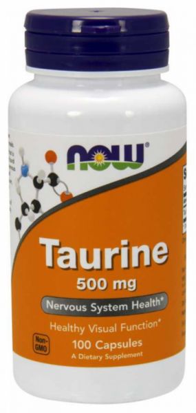 TAURIN 500 mg 100 Kapseln - NOW