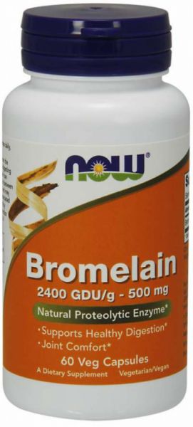 BROMELAIN 2400 GDU 60 Vcaps - NOW