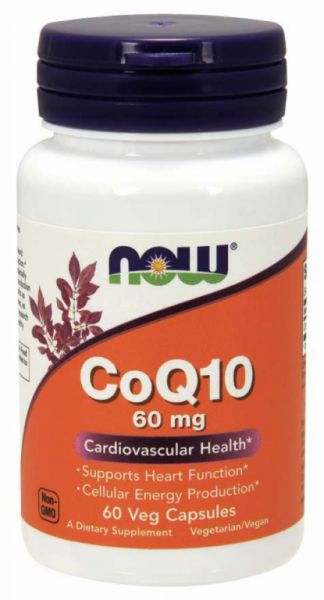 COENSYME Q 10 60 mg 60 kapslar - NOW