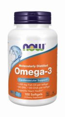 köpa NOW OMEGA 3 1000 mg 100 Pärlor Förbi 16,94€