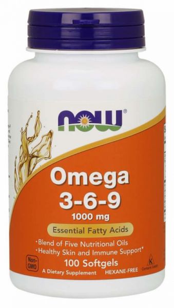 OMEGA 3-6-9 1000 mg 100 Parels PLANTAARDIGE HERKOMST