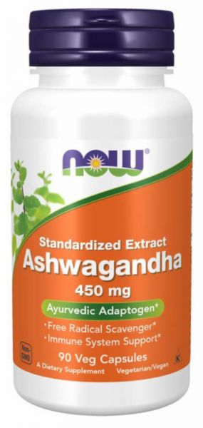 ASHWAGANDHA-EXTRACT 450 MG 90 VCAP - NOW