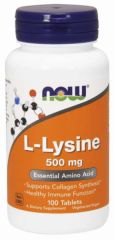 Acheter NOW L-LYSINE 500 mg 100 Comprimés Par 14,87€