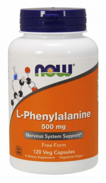 L FENYLALANINE 120 capsules - NOW