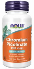 Acheter NOW PICOLINATE DE CHROME 100 Gélules Par 14,98€