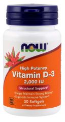 VITAMINA D-3 2000 UI ALTA POTÈNCIA 120 Perles