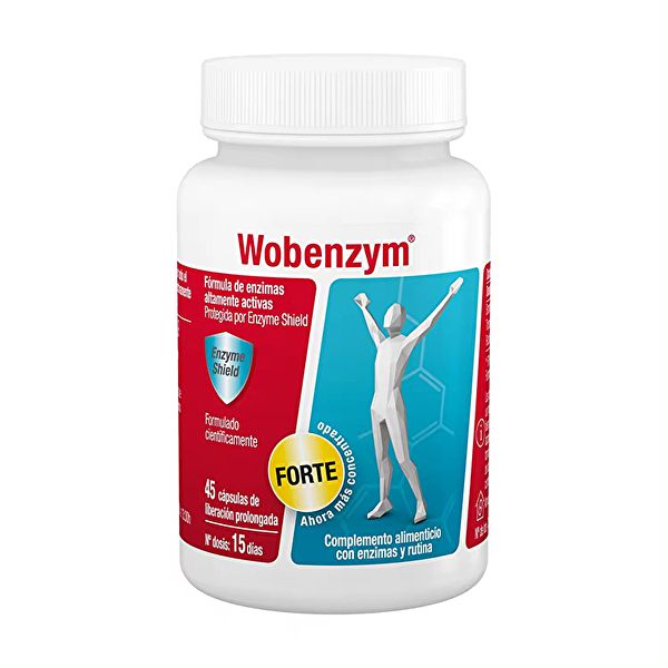 Wobenzym Forte 90 Cápsulas - WOBENZYM