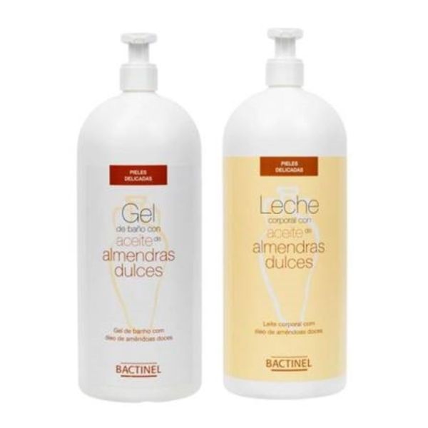 Double Lait d'Amande + Gel d'Amande Corps Naturel 24 Heures 750 ml