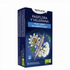 Buy PHYTO-ACTIF PASSIFLORA AND VALERIANA 20 ampoules By 15,95€