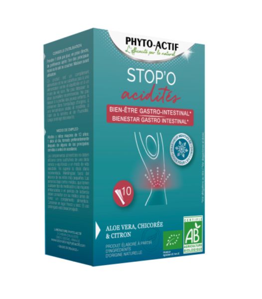 STOPO ACIDITES 10 STÄNGAR - PHYTO-ACTIF