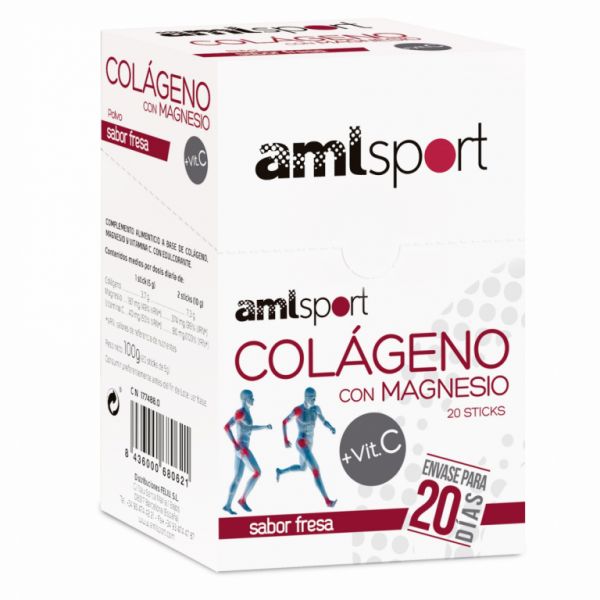 Col·lagen amb magnesi i vitamina C 20 Sticks