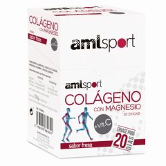 Comprar AMLSPORT Colágeno com magnésio e vitamina C 20 Sticks Por 13,00€