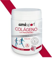 Comprar AMLSPORT Colágeno com magnésio e vitamina C B1 B2 B6 Morango 350 gramas Por 24,50€