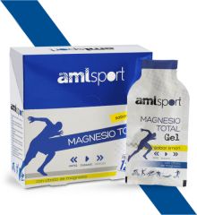 Comprar AMLSPORT Gel de magnésio total sabor limão 12 Envelopes x 20 ml Por 17,90€