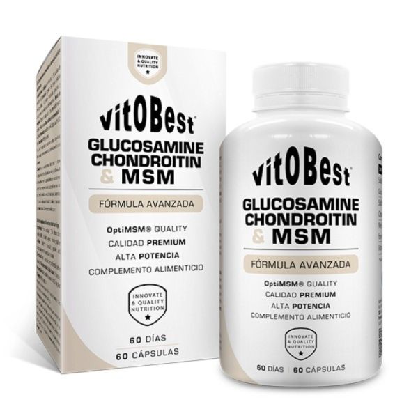 GLUCOSAMINE + CHONDROITIN + MSM 60 Caps - Vitobest