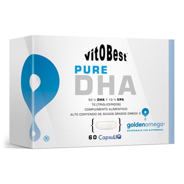 PURE DHA 60 Caps liquida - Vitobest