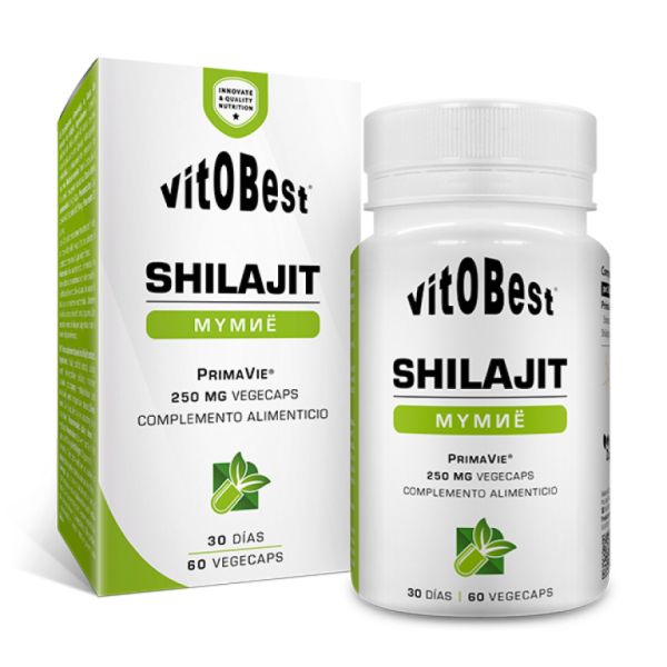 Shilajit 60 cápsulas vegetais - Vitobest