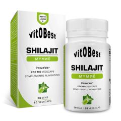 Kopen VitOBest Shilajit 60 Vcaps [Energie, seksuele gezondheid, Uithoudingsvermogen] Door 25,80€