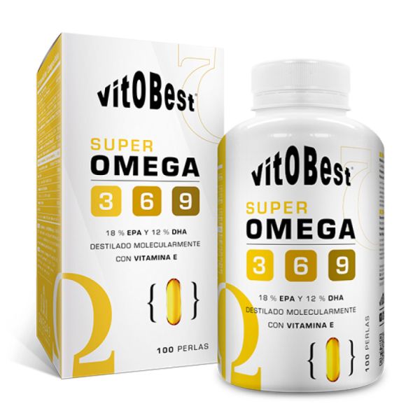 SUPER OMEGA 3-6-9 90 Parels - VitOBest