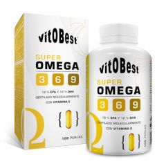 köpa VitOBest SUPER OMEGA 3-6-9 90 Pärlor Förbi 19,56€