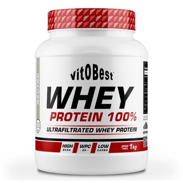 WHEY PROTEIN 100% 1 Kg NEUTRAL - Vitobest