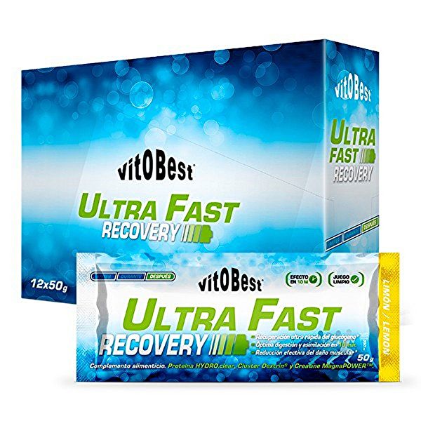 Ultra fast recovery lemon flavor 12 sachets x 50 gr Img 2