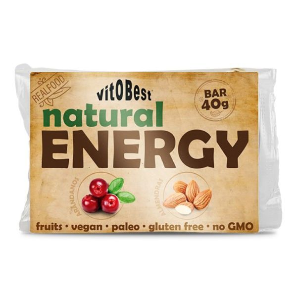 NATURAL ENERGY BAR BLÅBÄR/MANDEL 4 - VitOBest