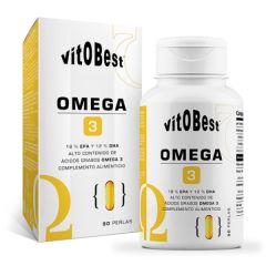 Buy VIT.O.BEST OMEGA 3 90 Pearls By 14,28€