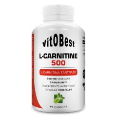 köpa VitOBest L-CARNITINE 500 60 Vcaps Förbi 12,00€