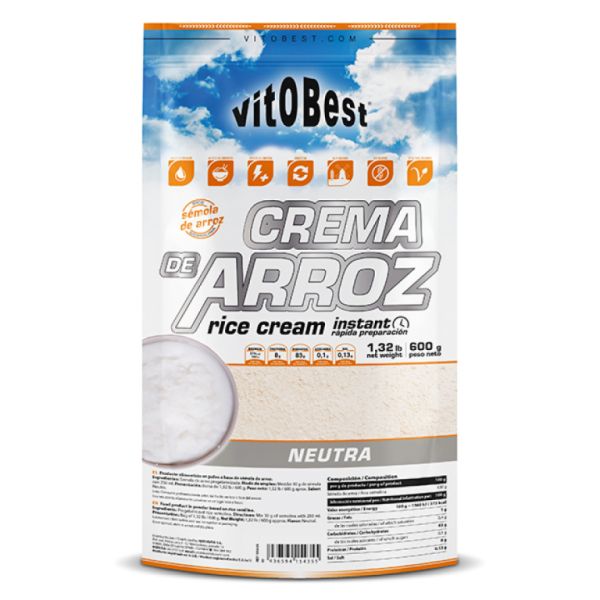 CREMA DI RISO 600 g NEUTRA - Vitobest