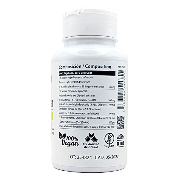 Glucobest 60 Càpsules. Controla els teus nivells de sucre de manera natural Img 3