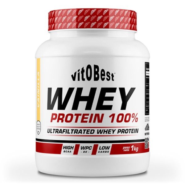 Vassleprotein 100 % 1 kg vanilj - VitOBest