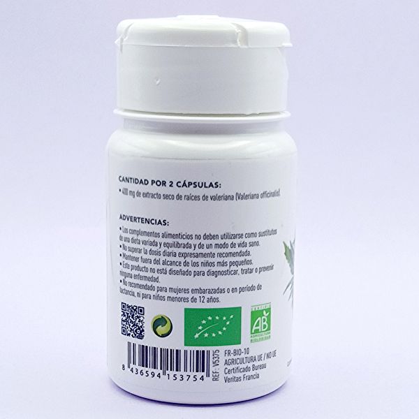 BIO Valeriaan 200 mg 45 C Plantaardige capsules Img 2