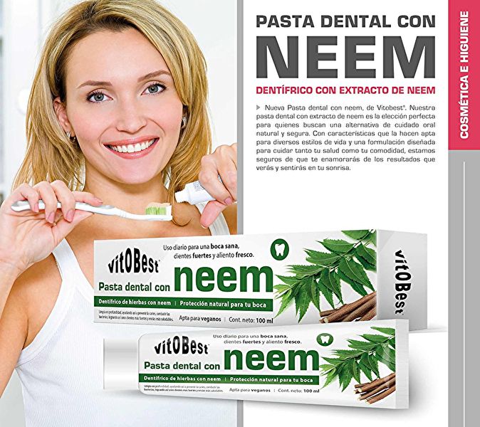 Dentifrice au neem 100 ml. - Vitobest Img 2