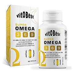 Buy VIT.O.BEST Super Omega 3-6-9 90 pearls By 27,30€