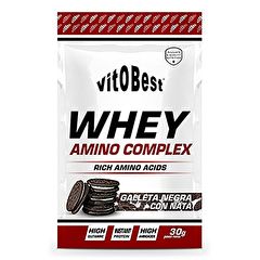 Buy VIT.O.BEST Whey Amino Sachet 30 g Black Cookie Cream By 1,40€