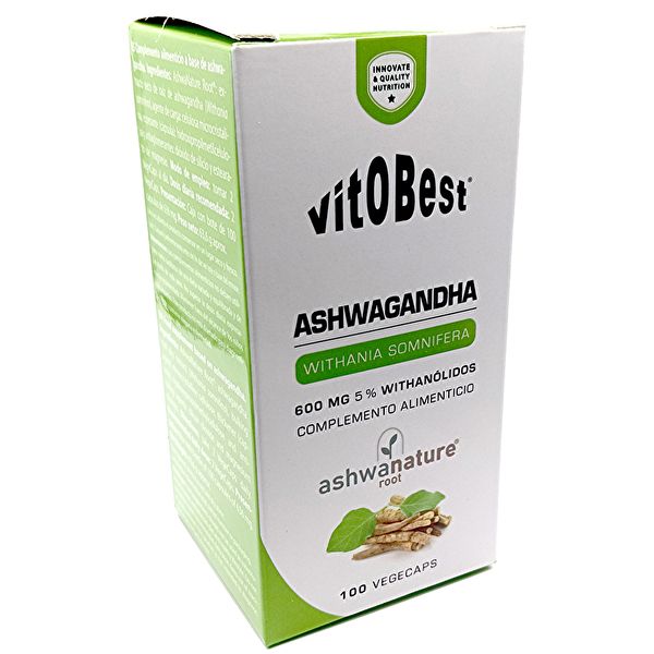 Ashwagandha 600 mg 100 gélules végétales. Pour le stress chronique Img 16